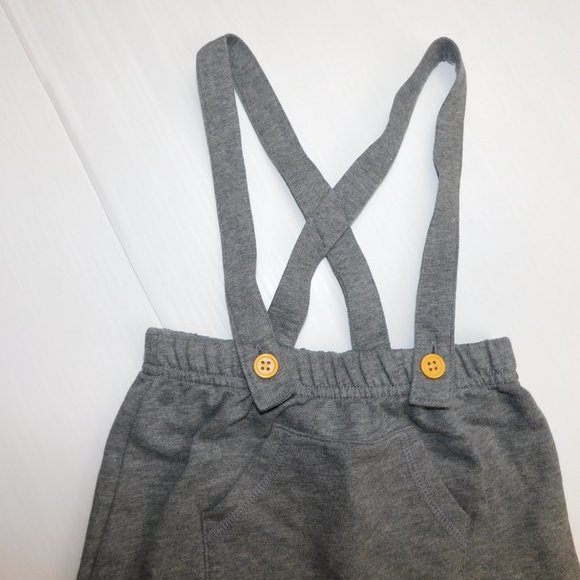 Love Ellen Degeneres Boys 12 Months Gray Overalls - Picture 2 of 8